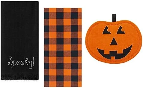 Use Living Fall Buffalo-Check Table Runner, Seasonal Farmhouse Table Runner, 13" W X 70" L, Orange And Black 14 Use Living Fall Buffalo-Check Table Runner, Seasonal Farmhouse Table Runner, 13" W X 70" L, Orange And Black - Image 12