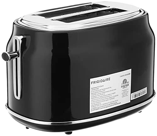 Retro Countertop Microwave Oven, 0.9 Cu. Ft. 800-Watts With LED Digital Display, Child Lock, Easy Clean Interior, Cu.Ft, Black & Frigidaire ETO102-BLACK, 2 Slice Toaster, 900w, Black 8 Retro Countertop Microwave Oven, 0.9 Cu. Ft. 800-Watts With LED Digital Display, Child Lock, Easy Clean Interior, Cu.Ft, Black & Frigidaire ETO102-BLACK, 2 Slice Toaster, 900w, Black - Image 6