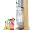 4° Sparkling Water Maker, Carbonated Water Machine And Soda Maker Machine For Home, With 1.0L BPA-free Sparkling Water Bottle, Compatible With Any Screw-in 60L CO2 Carbonator(NOT Included)(Wooden) -KitchenAid Shop 41cy7dM3HQL