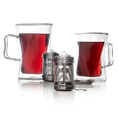 Ea Ball Infuser For Loose Tea 2 PACK Stainless Steel Filters Trainer With Double Screw Threaded Connection For Easy Cleaning Extra Fine Mesh Tea Ball Infuser Brew Tea, Spices & Seasonings -KitchenAid Shop 41d6AuyS3GL