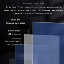 ATAAY 30 Bottle Under Counter Wine Refrigerator, 10 Inches Wide, Built-in Or Free Standing -KitchenAid Shop 41d8zStW0wS