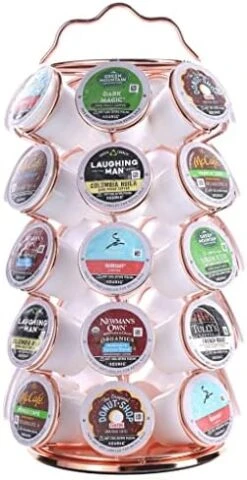 Coffee Pod Holder With 360 Degrees Rotating Carousel Stand - K Cup Pods Organizer For 35 Coffee K Pods - Coffee Storage Display Rack For Kitchen, Countertop And Coffee Bar Station (35 Pods | Black) -KitchenAid Shop 41dFBUIwfXL. AC