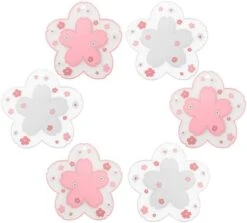 Sakura Coffee Cup Mat Kawaii Coaster 2PCS Cute Cherry Blossom PVC Home Tea Mug Pink Flower Pattern Durable Anti-Skid Pot Bowl Pad Placemat For Desk Drink Table Decor Kawaii Accessories (Small) -KitchenAid Shop 41dGOAhb6L. AC