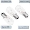 Light Bulbs For GE Microwave Oven - WB36X10003 Microwave Light Bulb Lamp Fits For GE Whirlpool Maytag Frigidaire Kenmore Microwave, 3 Pack