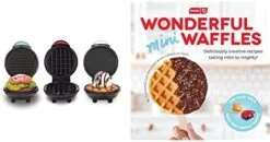 Dash Mini Maker Waffle Maker + Griddle, 2-Pack Griddle + Waffle Iron - Aqua -KitchenAid Shop 41dN9OVqzCL. AC