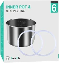 Original 6 Qt Power Cooker XL Replacement Inner Pot With 2 Pack Sealing Ring For Power Pressure Cooker PPC770 PPC771 PPC770-1 PRO PCXL-PRO6 PCTR-16 YBD60-100 WAL1 WAL2 15 Original 6 Qt Power Cooker XL Replacement Inner Pot With 2 Pack Sealing Ring For Power Pressure Cooker PPC770 PPC771 PPC770-1 PRO PCXL-PRO6 PCTR-16 YBD60-100 WAL1 WAL2 -KitchenAid Shop 41dScINoMQS. AC