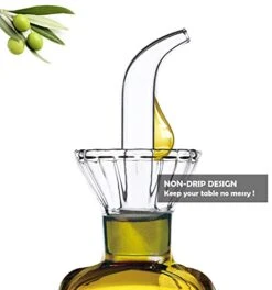 9 Oz/250 Ml Glass All-Purpose Cruet, Glass Oil Decanter And Cruet For Kitchen And BBQ Oil Dispenser Bottle For Kitchen Cooking Oil Dispenser Oil Bottle -KitchenAid Shop 41dTa8JZVuL 1
