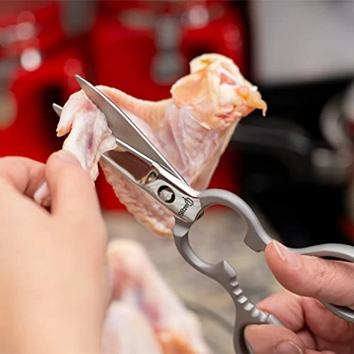 Heavy Duty Sharp Scissors - Forged Stainless Steel Separatable Kitchen Shears With Bottle Opener, Nut Cracker 8 Inch 8 Heavy Duty Sharp Scissors - Forged Stainless Steel Separatable Kitchen Shears With Bottle Opener, Nut Cracker 8 Inch - Image 6