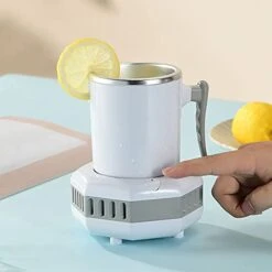 Ice Bucket Quick Cooling Cup Beer Beverage Summer Drink Beer Water Cooler Mini Refrigeration For Office Home -KitchenAid Shop 41djCEO60PS