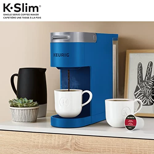 Keurig® K-Slim Single Serve K-Cup Pod Coffee Maker, Featuring Simple Push Button Controls And MultiStream Technology, Twilight Blue 7 Keurig® K-Slim Single Serve K-Cup Pod Coffee Maker, Featuring Simple Push Button Controls And MultiStream Technology, Twilight Blue - Image 5
