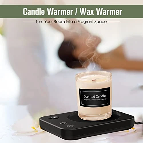 Mug Warmer, Coffee Warmer For Desk 3 Temp Settings Coffee Mug Warmer Auto ON/Off Coffee Cup Warmer With 6 Modes Timer Mug Warmer For Desk Smart Coffee Warmer With Cover Candle Warmer For Home Office 7 Mug Warmer, Coffee Warmer For Desk 3 Temp Settings Coffee Mug Warmer Auto ON/Off Coffee Cup Warmer With 6 Modes Timer Mug Warmer For Desk Smart Coffee Warmer With Cover Candle Warmer For Home Office - Image 5