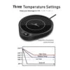 Coffee Mug Warmer For Desk Coffee Mug Warmer With Auto Shut Off For Desk - Smart Temperature Settings Cup Warmer For Office & Home Coffee Gift Tea Water Heating Plate (Black)