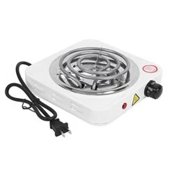 Single Burner Electric Cooktop 1000W Stainless Steel Portable Single Tube Electric Stove Home Electric Stove Us Plug 110V -KitchenAid Shop 41dp7eGsXYS