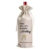 Wedding Gifts Wine Bag, Wedding Couples, Bride And Groom Wine Gift, Linen Wine Gift Bag,Reusable Wine Bag -KitchenAid Shop 41dt7XfHy1L