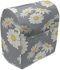 Lunarable Animal Stand Mixer Cover, Cow Horse Pigs Chicken Sheep Farmhouse Mascots Cartoon Print, Kitchen Appliance Organizer Bag Cover With A Pocket, 6-8 Quarts, Pale Mustard Pastel Green -KitchenAid Shop 41e0RZ5dL6L. AC