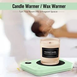 Coffee Warmer For Desk With 3-Temp Settings, Beverage Mug Warmer With Auto On/Off, Coffee Mug Warmer With Auto-Off Timer, Electric Coffee Cup Warmer With Led Digital Display, Warm Gift For Your Love -KitchenAid Shop 41e4iFoj4AL