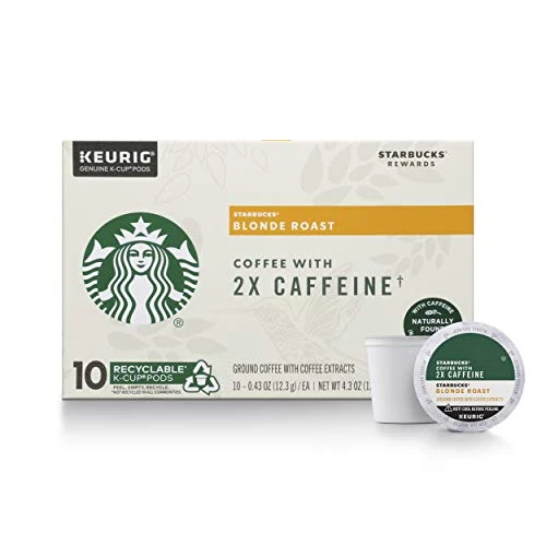 Starbucks Blonde Roast K-Cup Coffee Pods With 2X Caffeine For Keurig Brewers,10 Count - (Pack Of 6) 16 Starbucks Blonde Roast K-Cup Coffee Pods With 2X Caffeine For Keurig Brewers,10 Count - (Pack Of 6) - Image 14