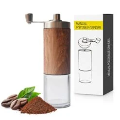 Manual Coffee Grinder With Adjustable Settings, Coffee Grinder, Manual Coffee Grinder, Portable Coffee Grinder, Coffee Grinder Manual, 2.04x2.04x6.8 Inches