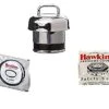 Awkins Silver Stainless Steel, Rubber, Aluminium Vent Weight Safety Valve Bundle/Set Of Hawkins Gasket Whistle A10-09, B10-10 H10-20 For Classic/Contura And 2 To 3 L Pressure Cookers - Set Of 3 -KitchenAid Shop 41eCvdPf6UL