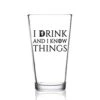 Rink And I Know Things Beer Glass - 16 Oz - Funny Novelty Beer Glass - Humorous Present For Dad, Men, Friends, Or Him- Made In USA - Inspired By GOT -KitchenAid Shop 41eDNhZCMdL