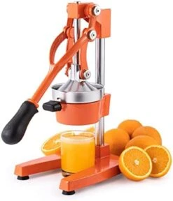 Hand Press Juicer Machine, Manual Orange Juicer And Professional Citrus Juicer For Orange Juice Pom Lime Lemon Juice, Commercial Lemon Squeezer And Orange Crusher, Easy To Clean, Gray -KitchenAid Shop 41eQ1v7cPML. AC