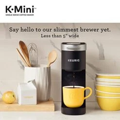 Keurig® K-Mini Single-Serve K-Cup Coffee Maker, Black And Keurig Standalone Milk Frother, Black -KitchenAid Shop 41ekHsPwDaL