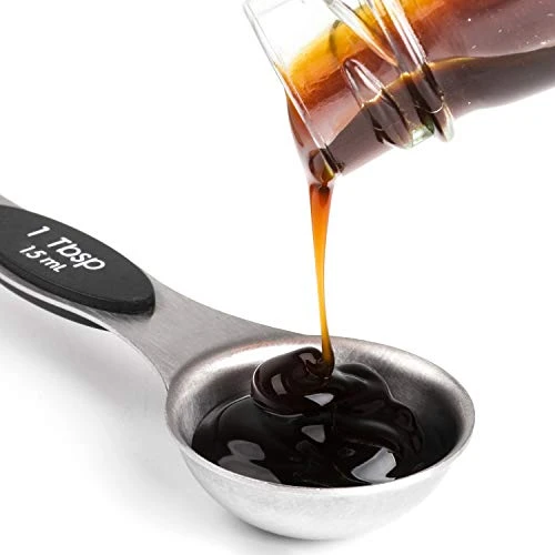 Magnetic Measuring Spoons Set Of 7 Stainless Steel Double Sided Nesting Teaspoon Tablespoon For Measuring Dry Liquid Ingredients 4 Magnetic Measuring Spoons Set Of 7 Stainless Steel Double Sided Nesting Teaspoon Tablespoon For Measuring Dry Liquid Ingredients - Image 2