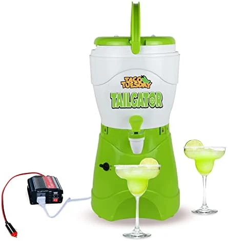 128-Ounce Margarita Maker & Slushie Machine, Makes One Gallon Frozen Drinks, Stainless Steel Flow Spout And Carry Handle, Creamy Texture, Double Insulated, Easy Clean, 1 Gallon, Aqua 11 128-Ounce Margarita Maker & Slushie Machine, Makes One Gallon Frozen Drinks, Stainless Steel Flow Spout And Carry Handle, Creamy Texture, Double Insulated, Easy Clean, 1 Gallon, Aqua - Image 9