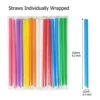 100 Pcs Smoothie Boba Individually Wrapped Straws, Jumbo Large Plastic Disposable Bubble Tea Milkshake Colorful Drinking Straws(0.43" Wide X 8.2" Long) 1 100 Pcs Smoothie Boba Individually Wrapped Straws, Jumbo Large Plastic Disposable Bubble Tea Milkshake Colorful Drinking Straws(0.43" Wide X 8.2" Long) -KitchenAid Shop 41f3JCikPqL