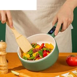 Ollas Glass Cooking Pot Integrated Frying And Boiling Multi-function Small Milk Pot, Small Cooking Pot, Non Stick Cooking Pot, Electric Rice Pot, Plug In Soperas -KitchenAid Shop 41f6TNqwzoL 2