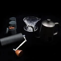 Coffee Grinder Maker Handbag Suits Utensils 6Piece Set Black Portable For Kitchen Home Trave Office -KitchenAid Shop 41f7Ncg4D8L