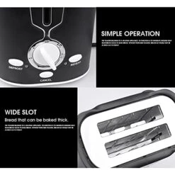 On A Shoestring Bakes Bread Machine Small Sandwich Machine Breakfast Xiduoshi Mini Machine Bread Household Bread Bread Machine Electric Chapati (Black, One Size) 12 On A Shoestring Bakes Bread Machine Small Sandwich Machine Breakfast Xiduoshi Mini Machine Bread Household Bread Bread Machine Electric Chapati (Black, One Size) -KitchenAid Shop 41f7SJgKpiL