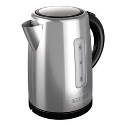 Black & Decker 1.7L Cordless Kettle, Silver, KE2000SD