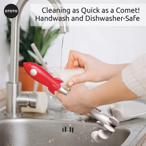 OTOTO Space Masher Potato Masher - Multi-functional Cooking Gifts For Home And Kitchen - Heat Resistant Rocket Masher For Potato, Guacamole, Pumpkin, Hamburgers 6 OTOTO Space Masher Potato Masher - Multi-functional Cooking Gifts For Home And Kitchen - Heat Resistant Rocket Masher For Potato, Guacamole, Pumpkin, Hamburgers - Image 4