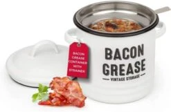 Bacon Grease Container With Strainer, Bacon Grease Saver, Cooking Oil Container, Bacon Grease Strainer, Cooking Oil Filter Pot Stainless Steel, Grease Can For Kitchen With Strainer -KitchenAid Shop 41fKJTDSvHL. AC