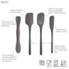 Tovolo All Silicone Tool Set, Charcoal - Set Of 4
