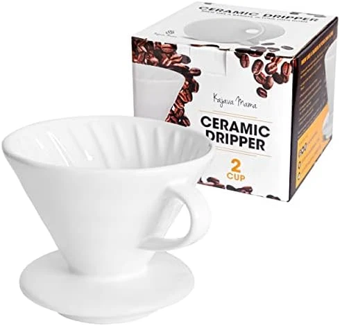 Pour Over Coffee Dripper - Ceramic Slow Brewing Accessories For Home, Cafe, Restaurants - Easy Manual Brew Maker Gift - Strong Flavor Brewer - V02 Paper Cone Filters - Pink, 2 Cup 10 Pour Over Coffee Dripper - Ceramic Slow Brewing Accessories For Home, Cafe, Restaurants - Easy Manual Brew Maker Gift - Strong Flavor Brewer - V02 Paper Cone Filters - Pink, 2 Cup - Image 8