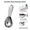 2 Tablespoon Measuring Spoon, Coffee Scoop Stainless Steel With Accurate Measurement Short Handle Metal Spoons 2Pcs Set For Tea Sugar Flour (1 Tbsp & 2 Tbsp) -KitchenAid Shop 41fXHEAoRCL