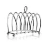 Victorian Design Chrome 6 Slice Toast Rack With Ball Feet And Loop Carry Handle