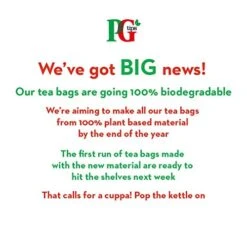 PG Tips Black Tea, Pyramid Tea Bags, 240-Count Box (Pack Of 2) -KitchenAid Shop 41ftfALF81L