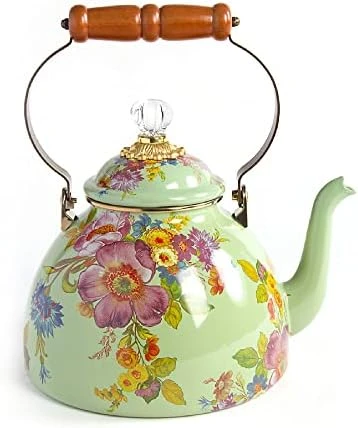 AcKenzie-Childs Courtly Check Enamel Tea Kettle, Decorative Tea Kettle, 3-Quart Capacity 15 AcKenzie-Childs Courtly Check Enamel Tea Kettle, Decorative Tea Kettle, 3-Quart Capacity - Image 13