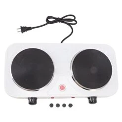 Double Hot Plate Stove, 2000W Overheat Protection US Plug 110V Small Electric Stove For Kitchen For Dormitory 12 Double Hot Plate Stove, 2000W Overheat Protection US Plug 110V Small Electric Stove For Kitchen For Dormitory -KitchenAid Shop 41fwAspxWrL 1