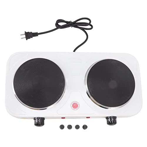 Double Hot Plate Stove, 2000W Overheat Protection US Plug 110V Small Electric Stove For Kitchen For Dormitory 7 Double Hot Plate Stove, 2000W Overheat Protection US Plug 110V Small Electric Stove For Kitchen For Dormitory - Image 5