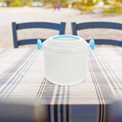 Microwave Vegetable Steamer Microwave Rice Cooker Plastic Microwave Cookware Steamer Round Microwave Food Container For Rice Chicken Pasta Vegetables 18X18X15CM Micro Rice Cooker -KitchenAid Shop 41g0R8zjDLL