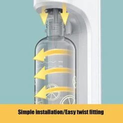 Sparkling Water Maker And Soda Carbonator Machine For Home,Sparkling Water And Soda Maker,Make Homemade Carbonates Any Drink,Seltzer Fizzy Water Maker, Kitchen Office Bar,CO2 Cylinder Not Inc -KitchenAid Shop 41g4Ik5J3hL 1