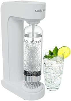 Maker With BPA Free Bottle - CO2 Powered One Touch Fizz Control - Fresh Sparkling Water Maker - Homemade Sparkle Seltzer Soda Streaming Machine, Carbonated Water Machine For Home [C02 NOT INCLUDED] -KitchenAid Shop 41gD8lG6oTL. AC