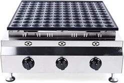 Commercial Waffle Maker Mini Dutch Pancake Waffle Maker Iron Baker Nonstick Waffle Maker Commercial Nonstick Dutch Pancake Machine (100Holes) -KitchenAid Shop 41gNOcYA lL. AC