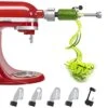 Spiralizer Attachment Compatible With KitchenAid Stand Mixer, Comes With Peel, Core And Slice, Vegetable Slicer(Not KitchAid Brand Spiralizer) (5 Blades) -KitchenAid Shop 41gQng2veiL