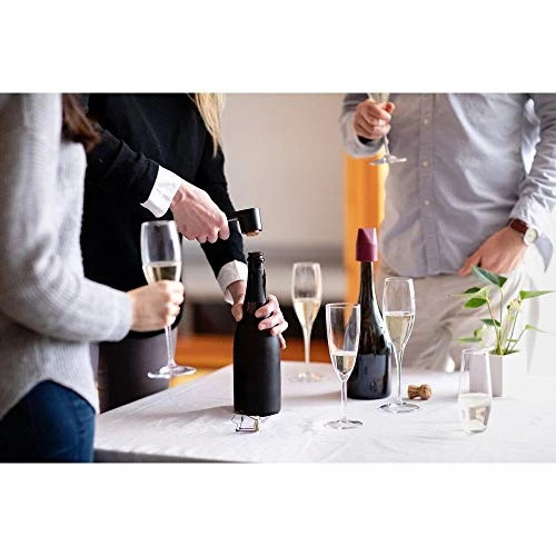 Champagne Opener, Easy Twist, Black 4 Champagne Opener, Easy Twist, Black - Image 2