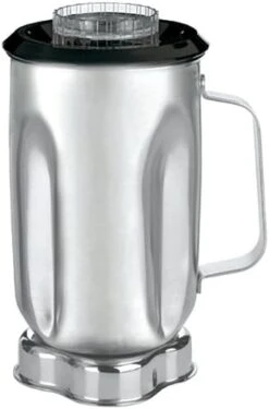 Commercial CAC72 Stainless Steel 2-Handle Container With Blade Assembly And Lid, 1-Gallon,Silver -KitchenAid Shop 41gaC1feq3L. AC